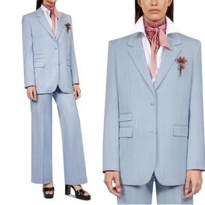 The kooples BLUE SUIT JACKET NWT